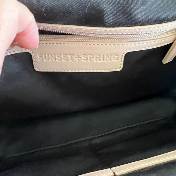 Sunset and Spring Blush Pink Faux Fur Purse - Picture 5 of 5